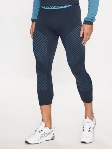 Dynafit Legginsy Speed Dryarn M Tights 71060 Niebieski Slim Fit