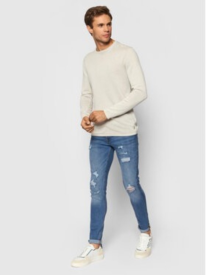 Jack&Jones Jeansy Liam Original 12168958 Granatowy Skinny Fit