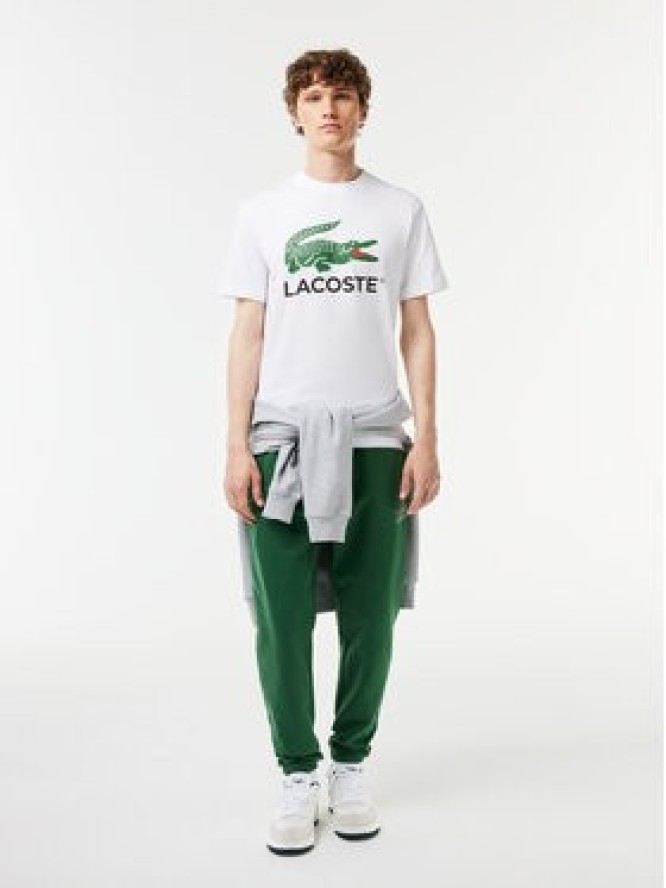 Lacoste T-Shirt TH1285 Biały Regular Fit