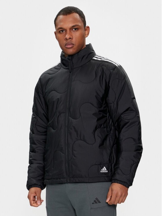 adidas Kurtka przejściowa Nuganic IN3290 Czarny Regular Fit