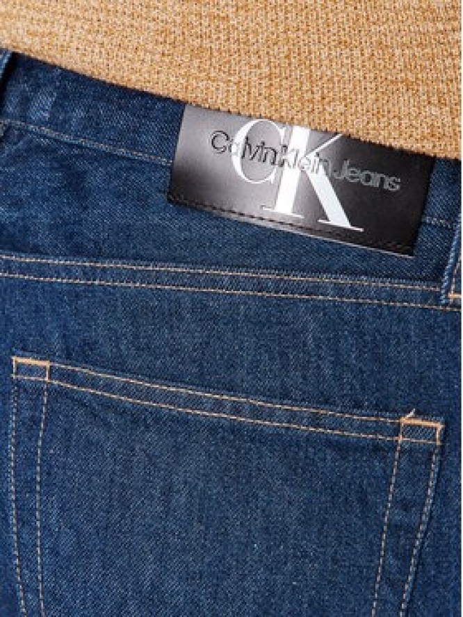 Calvin Klein Jeans Jeansy Authentic J30J323881 Granatowy Straight Fit