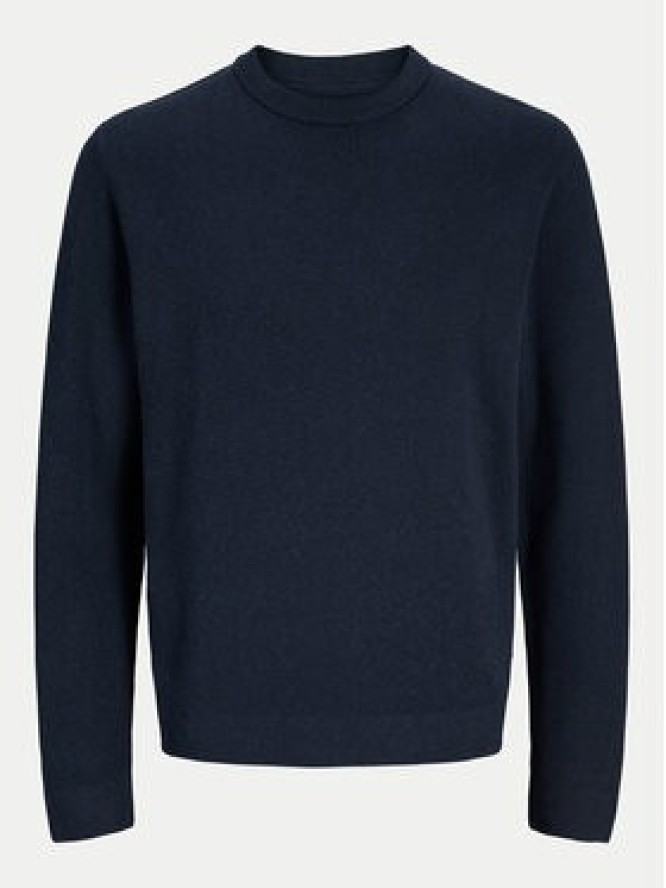 Jack&Jones Sweter Milano 12259666 Granatowy Relaxed Fit