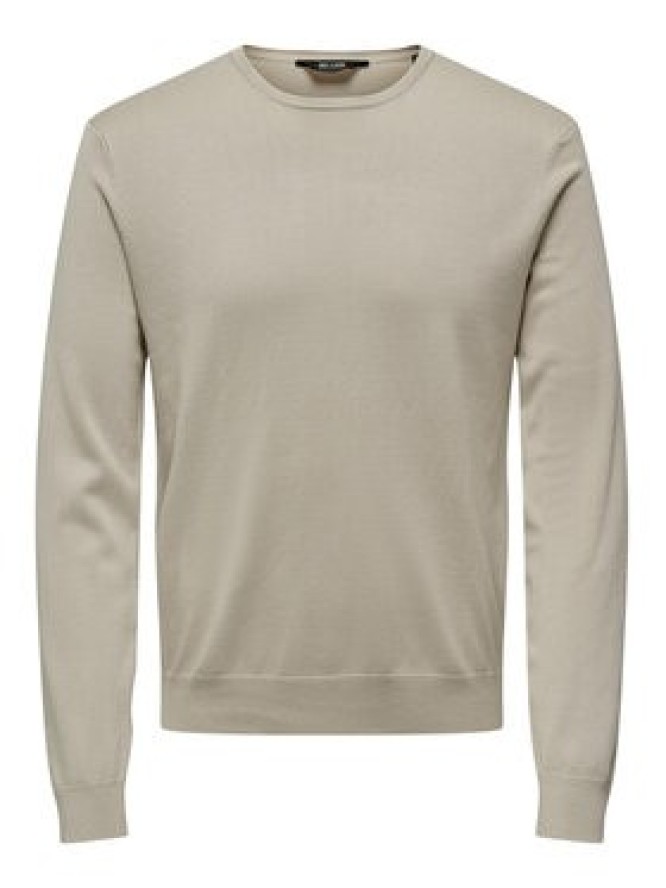 Only & Sons Sweter 22020088 Beżowy Regular Fit