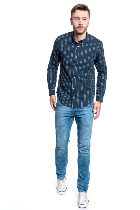 KOSZULA MĘSKA LEE BUTTON DOWN REGULAR FIT SKY CAPTAIN L880ROHY