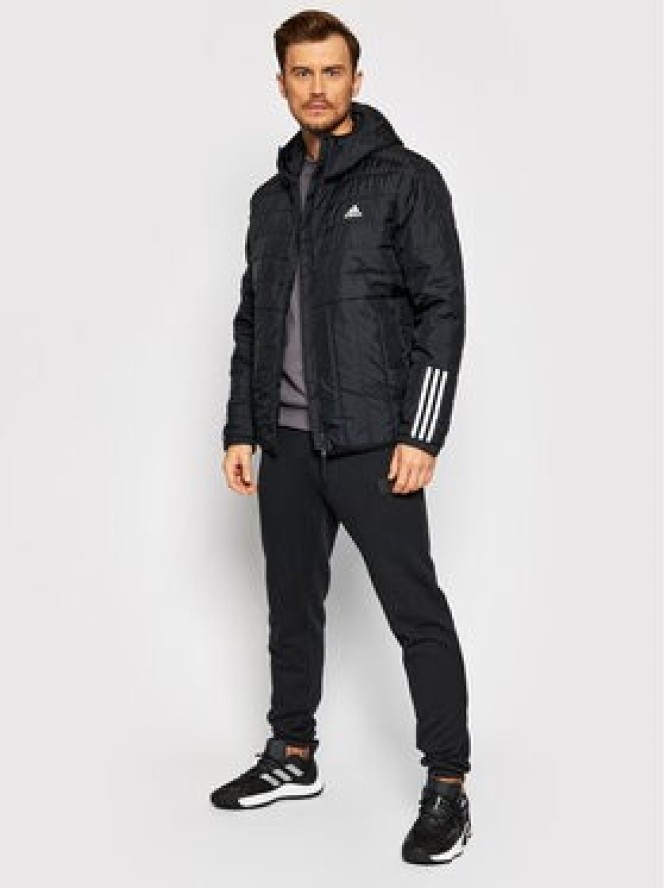 adidas Kurtka puchowa Itavic 3-Stripes GT1681 Czarny Regular Fit