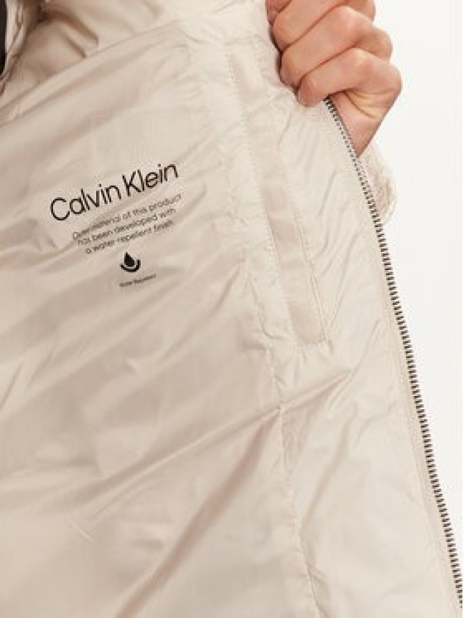 Calvin Klein Kurtka puchowa K10K113476 Beżowy Regular Fit