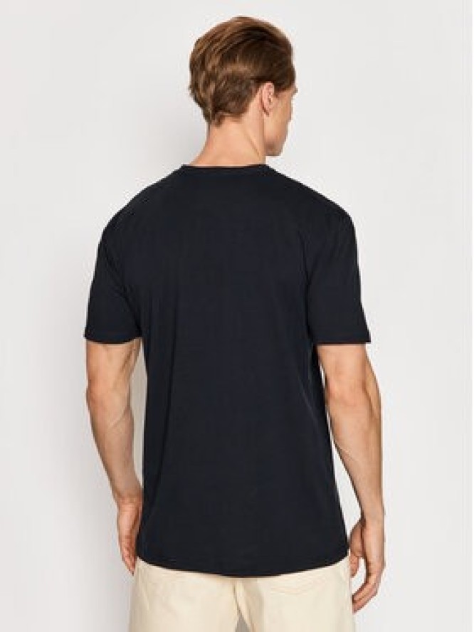 Quiksilver T-Shirt Comp EQYZT06534 Granatowy Regular Fit