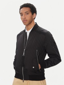 Moose Knuckles Kurtka bomber Courville M14MB003H Czarny Regular Fit