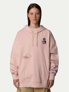 The North Face Bluza Unisex Mountain Cleanup NF0A8C2V Różowy Oversize