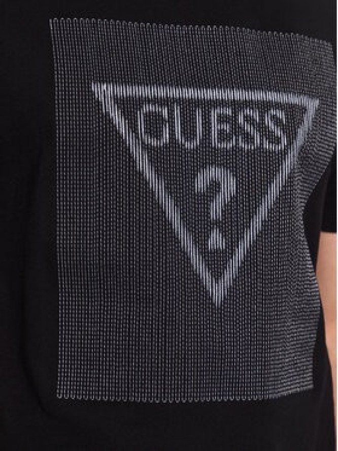 Guess T-Shirt M3YI91 K9RM1 Czarny Slim Fit