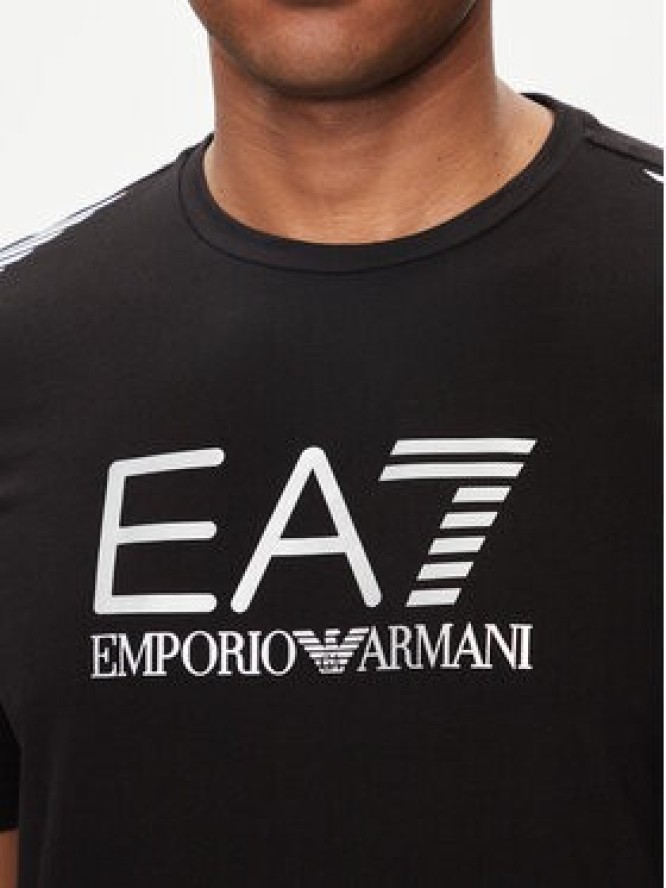 EA7 Emporio Armani T-Shirt 3DPT29 PJULZ 1200 Czarny Regular Fit