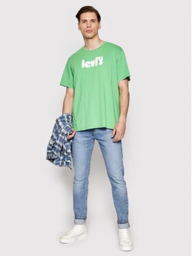 Levi's® T-Shirt 16143-0141 Zielony Relaxed Fit