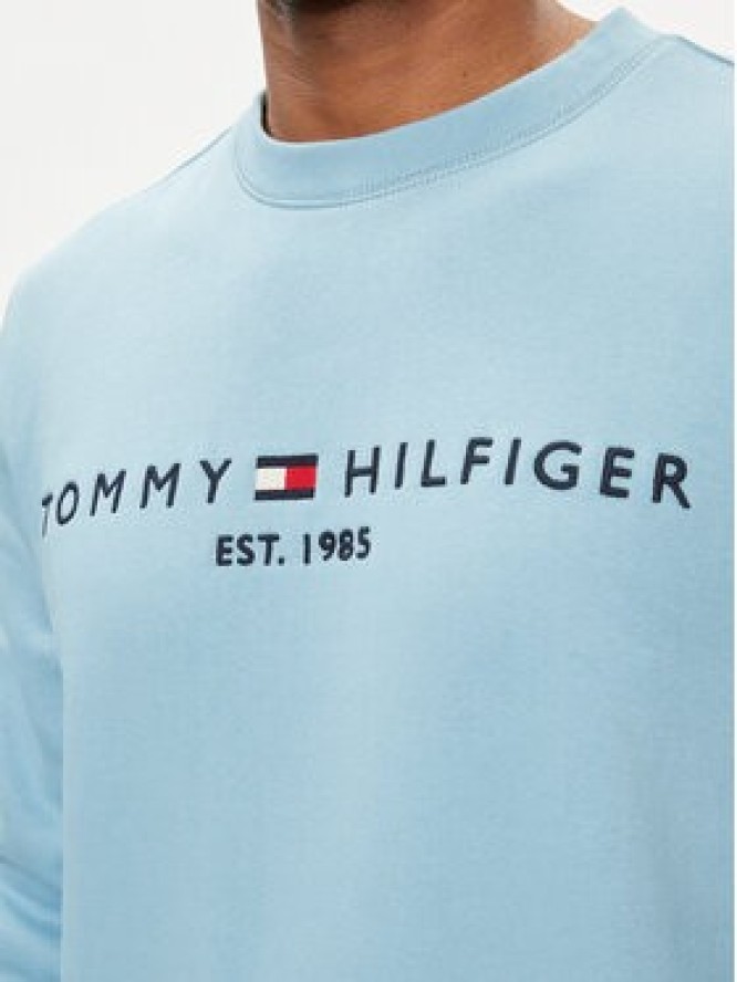 Tommy Hilfiger Bluza Logo MW0MW11596 Niebieski Regular Fit