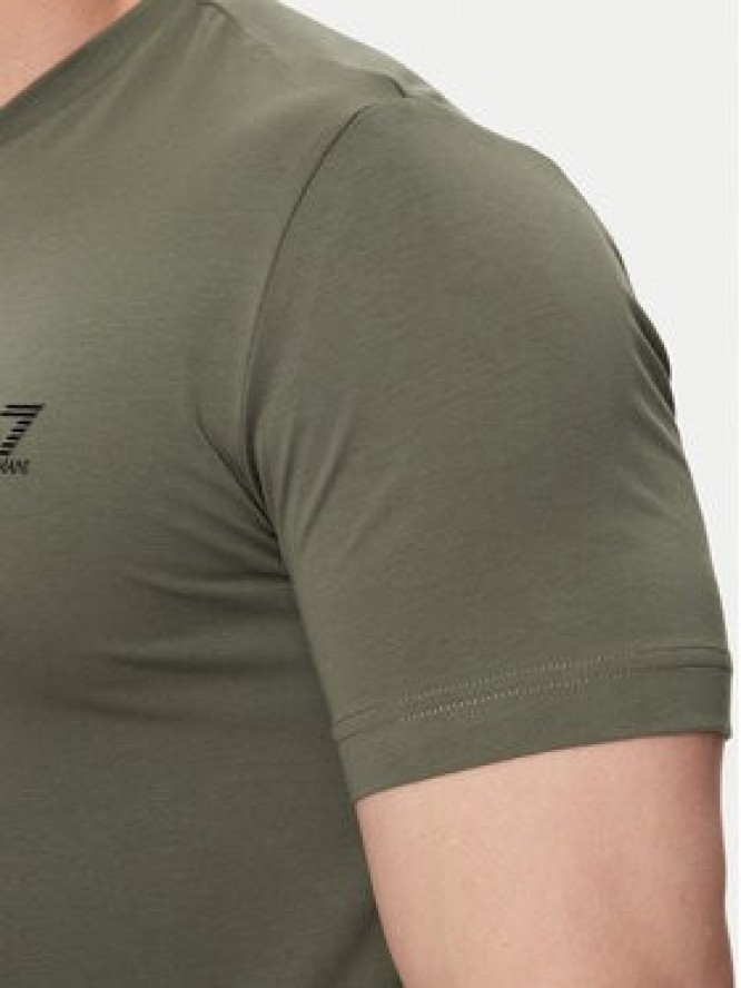 EA7 Emporio Armani T-Shirt 8NPT53 PJM5Z 1846 Zielony Regular Fit