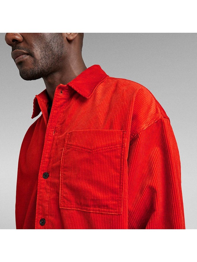 G-Star Koszula sztruksowa w kolorze czerwonym rozmiar: XS