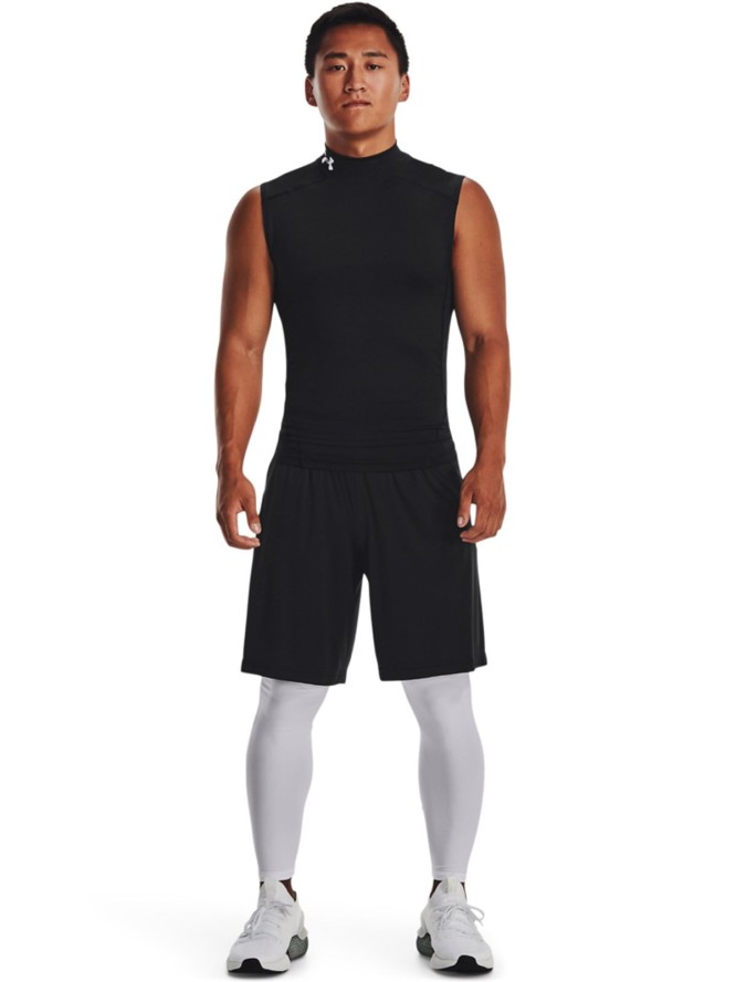 Tank top treningowy męski Under Armour UA Hg Armour Comp Mock Sl - czarny