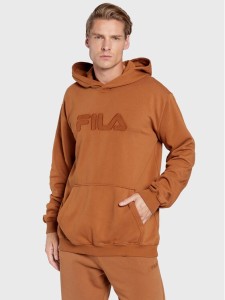 Fila Bluza Bischkek FAM0277 Brązowy Regular Fit