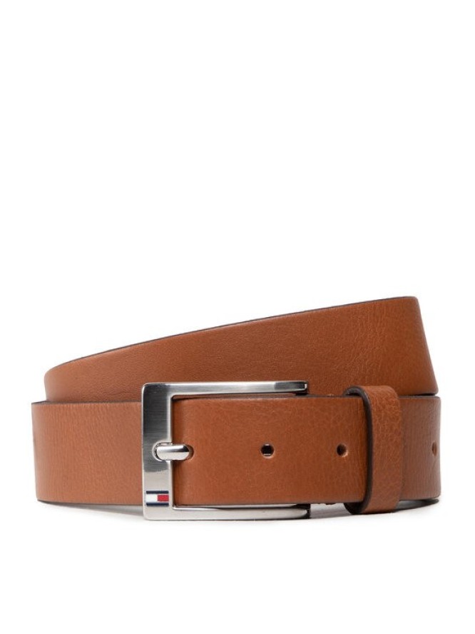 Tommy Hilfiger Pasek Męski New Aly Belt AM0AM08363 Brązowy