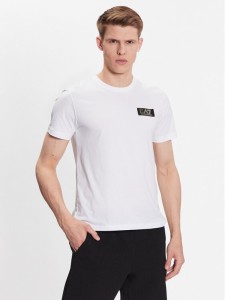 EA7 Emporio Armani T-Shirt 3RPT19 PJM9Z 1100 Biały Regular Fit