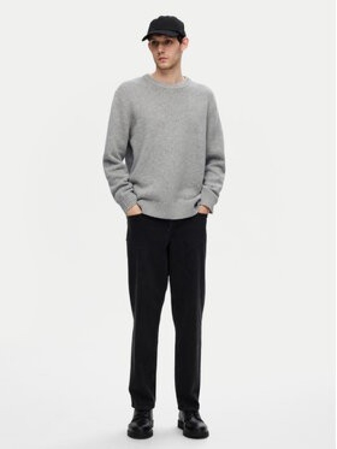 Selected Homme Sweter 16094643 Szary Regular Fit