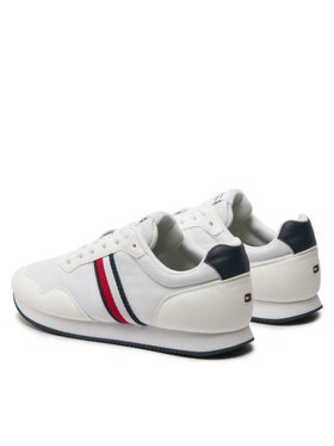 Tommy Hilfiger Sneakersy Lo Runner Mix FM0FM04958 Biały