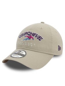 New Era Czapka z daszkiem Washed Courchevel Ski 9TWENTY 60580869 Beżowy