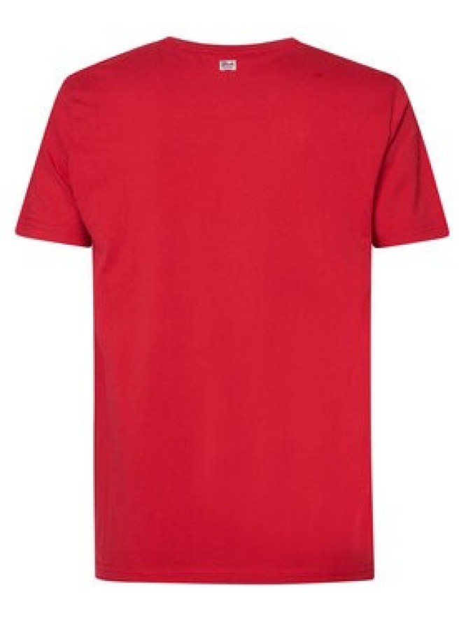 Petrol Industries T-Shirt M-1030-TSR633 Czerwony Regular Fit