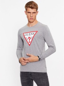 Guess Longsleeve M2YI31 I3Z14 Szary Regular Fit