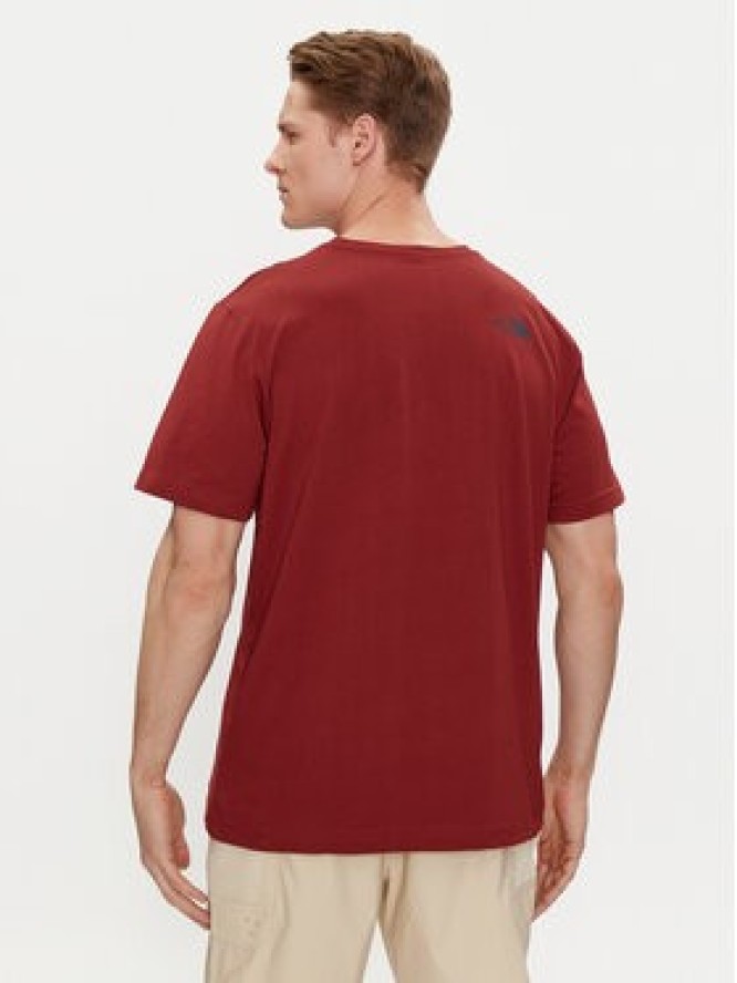 The North Face T-Shirt Rust 2 NF0A87NW Czerwony Regular Fit