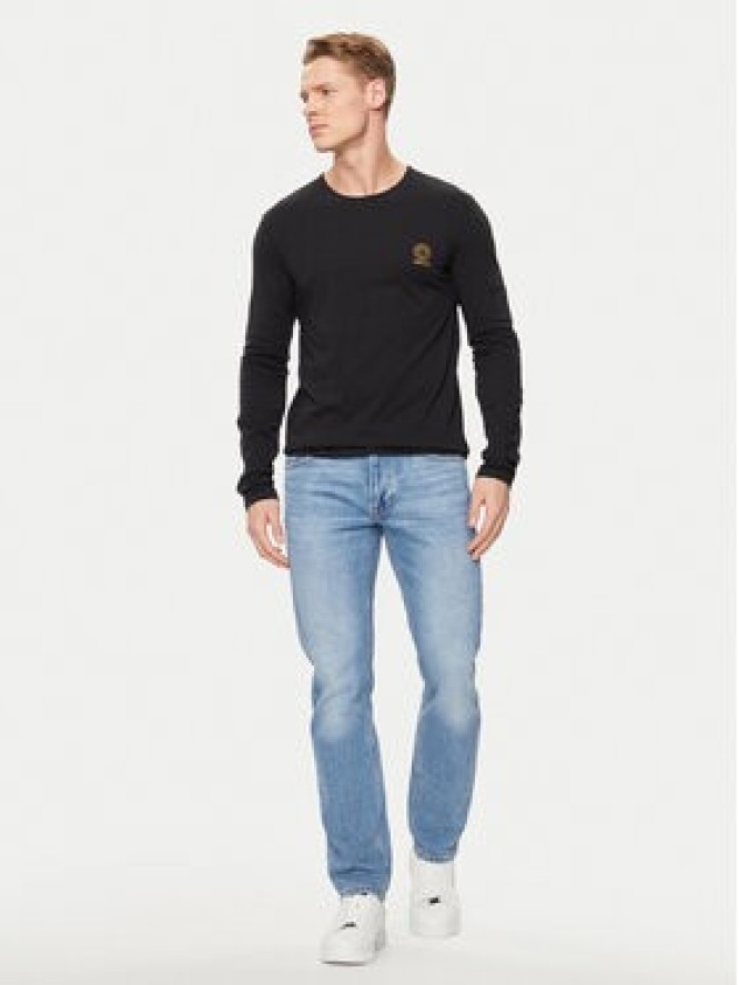 Versace Komplet 2 longsleeve AU10197 Czarny Slim Fit