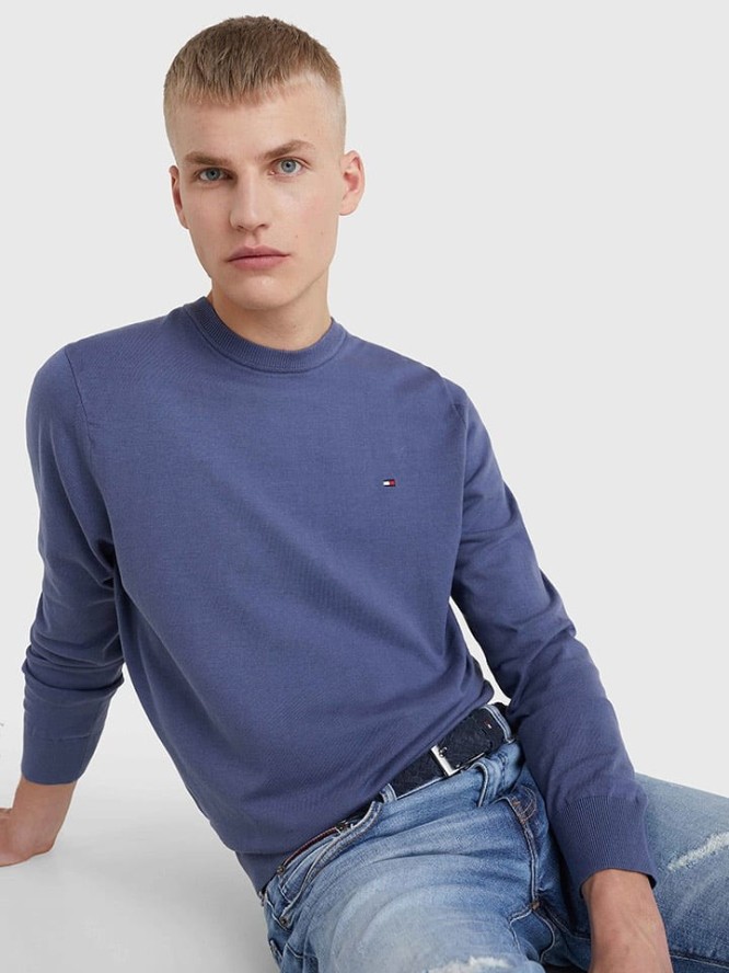 Tommy Hilfiger Sweter w kolorze niebieskim rozmiar: XXL