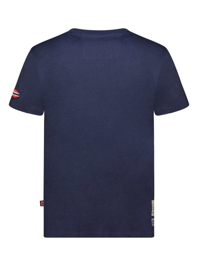 Geographical Norway Koszulka "Jaldemar" w kolorze granatowym rozmiar: XL