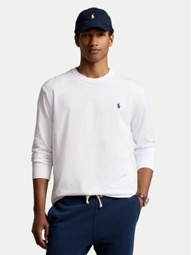 Polo Ralph Lauren Longsleeve 710671467056 Biały Regular Fit