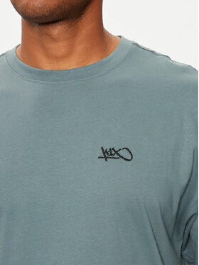 K1X T-Shirt Logo 60690061 Zielony Relaxed Fit