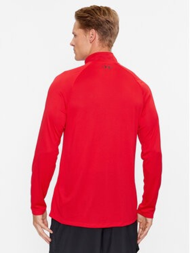 Under Armour Longsleeve Ua Tech 2.0 1/2 Zip 1328495 Czerwony Loose Fit