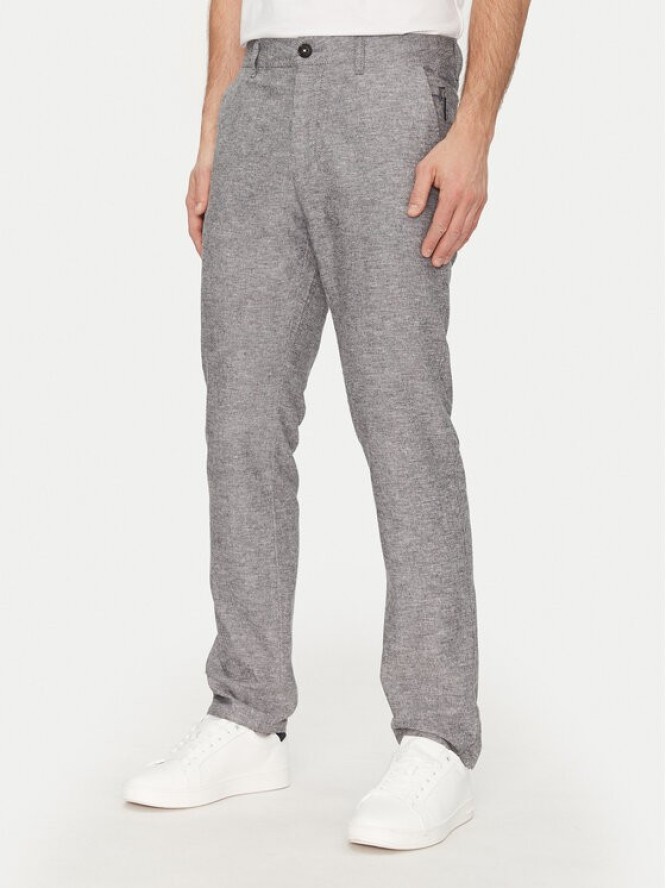 Tom Tailor Chinosy 1044713 Szary Relaxed Fit