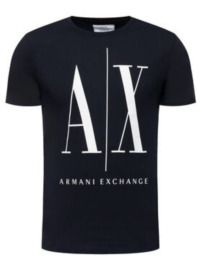 Armani Exchange T-Shirt 8NZTPA ZJH4Z 1510 Granatowy Regular Fit