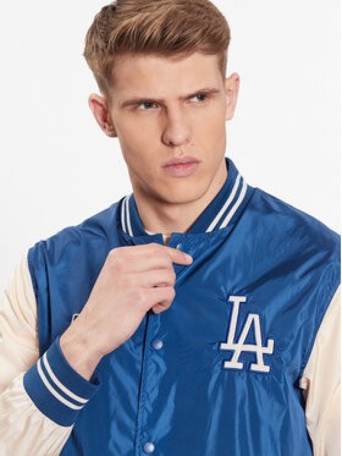 47 Brand Kurtka bomber Los Angeles Dodgers Core 47 Drift Track Jacket Niebieski Regular Fit