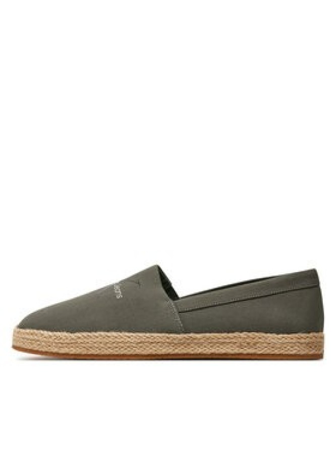 Calvin Klein Jeans Espadryle Espadrille Slipon Ml YM0YM00935 Zielony