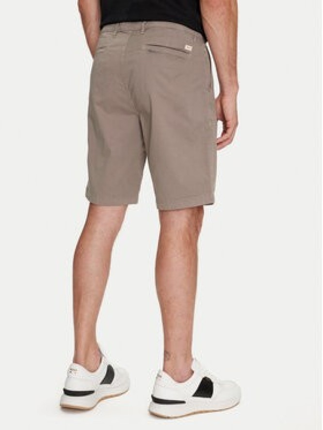 Boss Szorty materiałowe Chino-Slim-Shorts 50513035 Brązowy Slim Fit