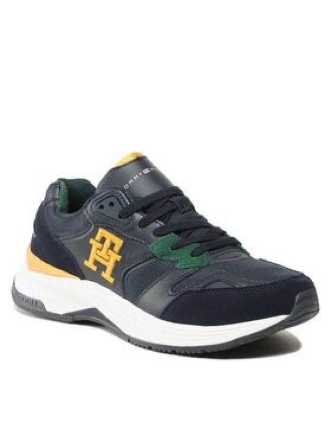 Tommy Hilfiger Sneakersy Modern Prep Mix Wl Blackwatch FM0FM04415 Granatowy