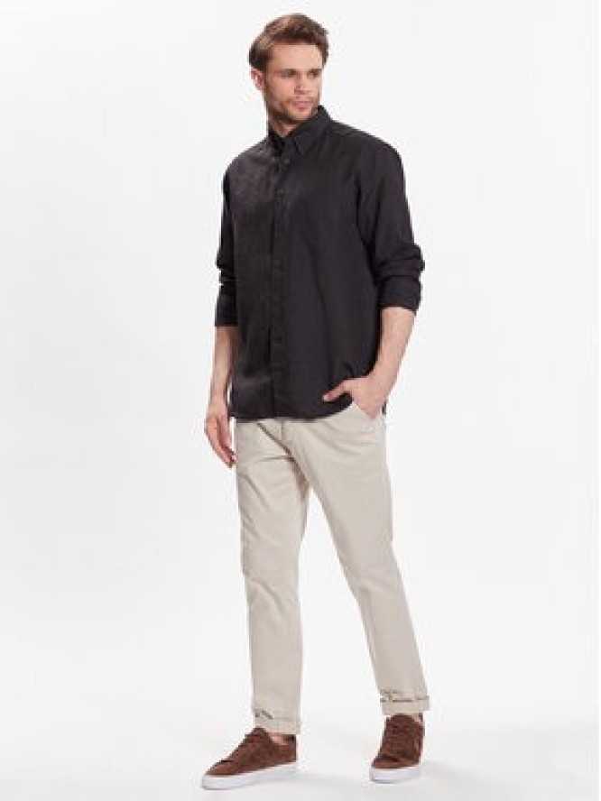 Eton Koszula 100004200 Czarny Slim Fit