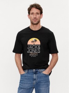 Jack&Jones T-Shirt Casey 12255238 Czarny Standard Fit