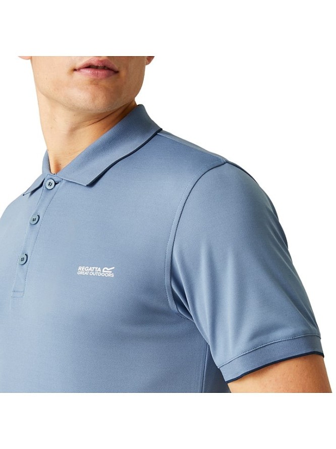 Regatta Funkcyjna koszulka polo "Oakmont" w kolorze błękitnym rozmiar: M