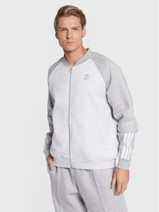 adidas Bluza Fleece Sst HI2995 Szary Relaxed Fit