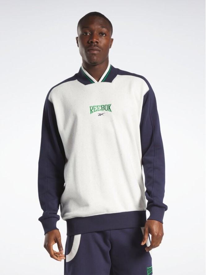 Reebok Bluza Classics Varsity Crew Sweatshirt HZ9805 Écru