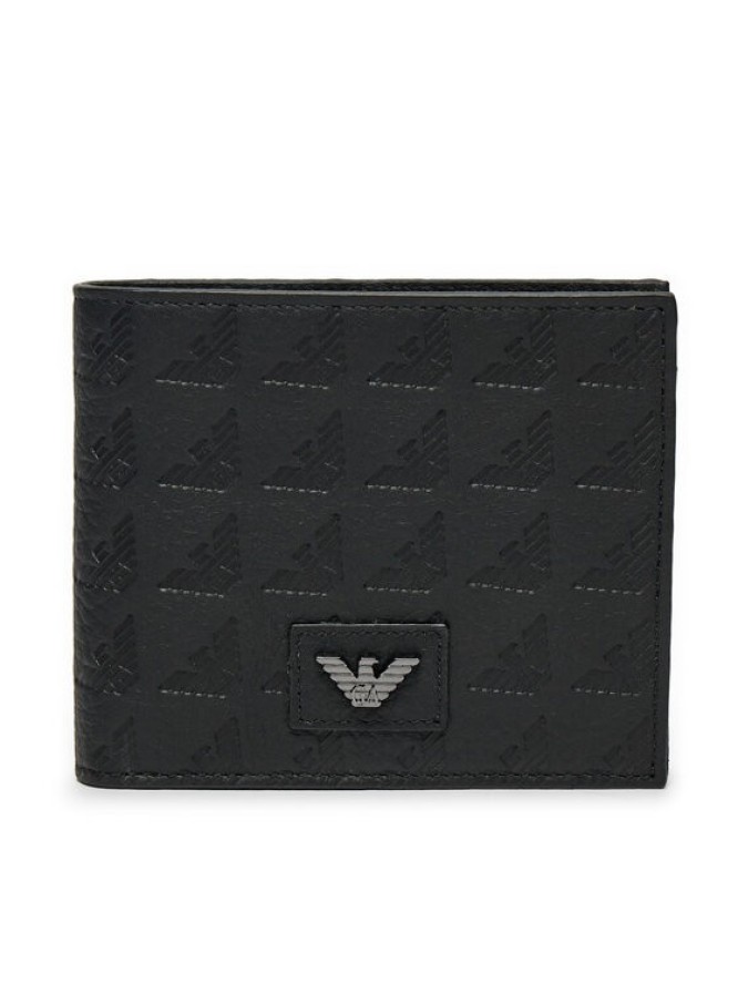 Emporio Armani Duży Portfel Męski YEM122 YQ67I 80001 Czarny