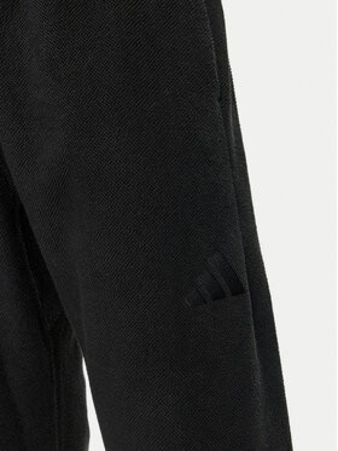 adidas Spodnie dresowe Elevated ALL SZN Terry Loop IV5210 Czarny Loose Fit