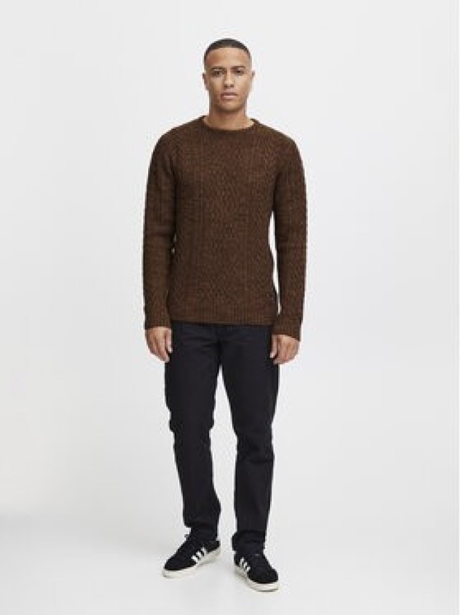 Blend Sweter 20716101 Brązowy Regular Fit