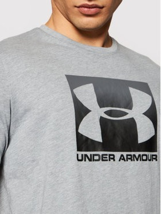 Under Armour T-Shirt Ua Boxed Sportstyle 1329581 Szary Loose Fit